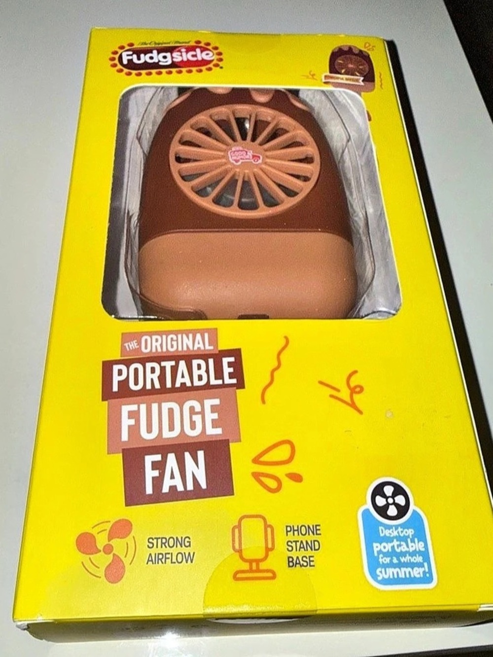 Fudgsicle Portable Fudge Fan Brown